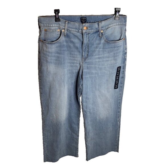 J.Crew $118 Tall wide-leg crop jean in all-day stretch Size T34 BX561 - Picture 2 of 12